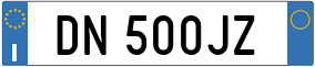 Truck License Plate